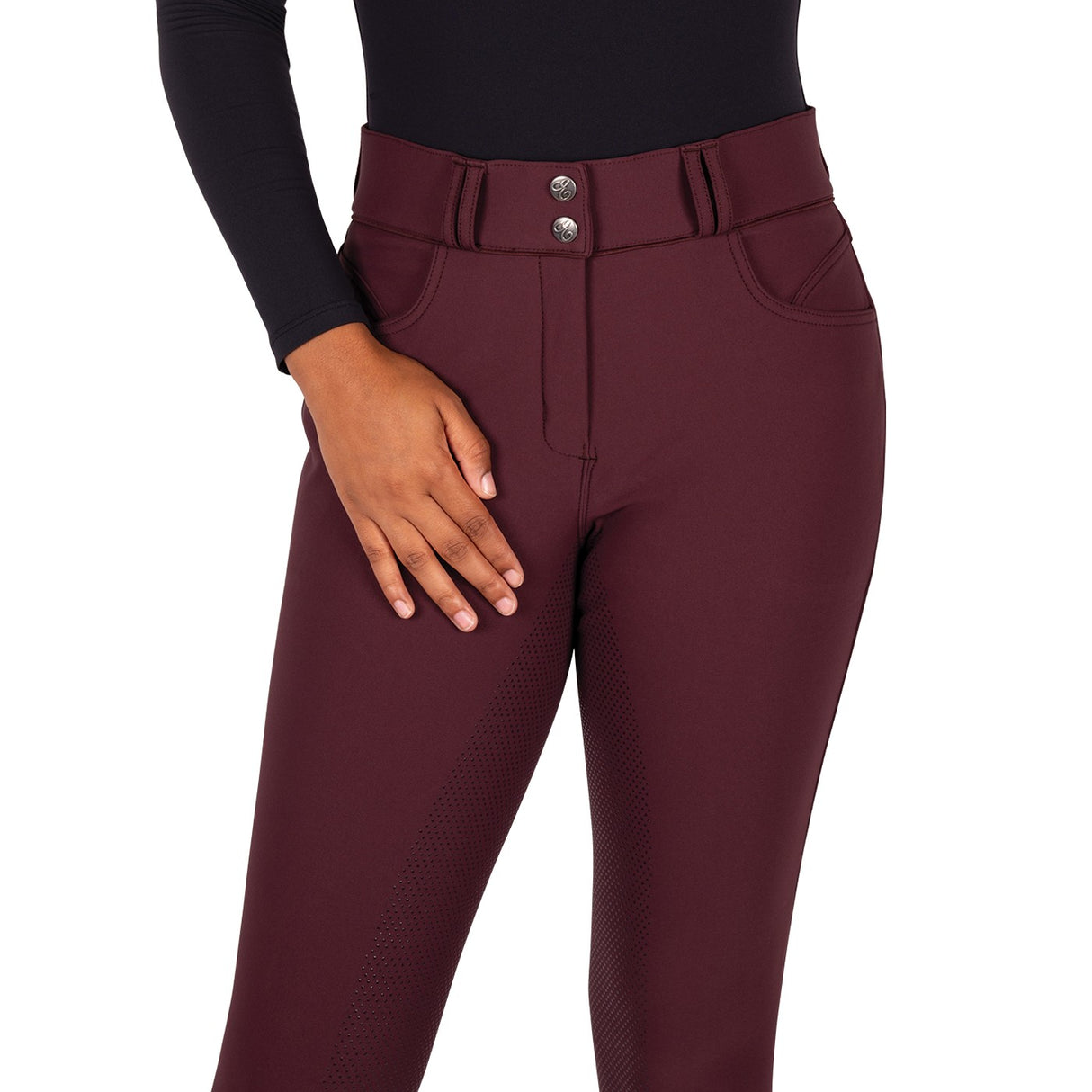 Elation Platinum Hudson Pantalon d'équitation taille haute à fond intégral