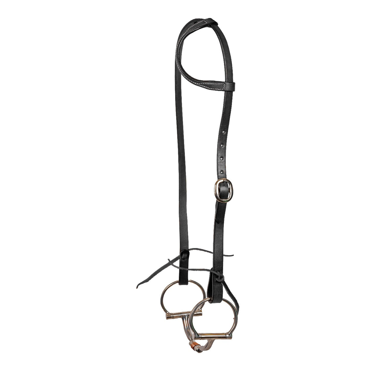Copper Canyon Têtière simple pli à une oreille avec attaches