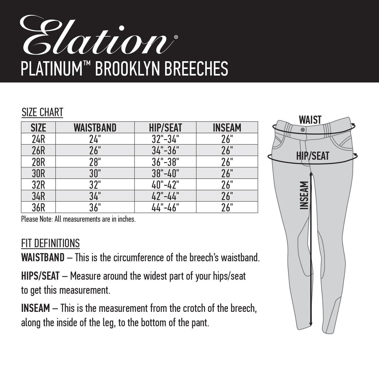Elation Platinum Brooklyn Breech