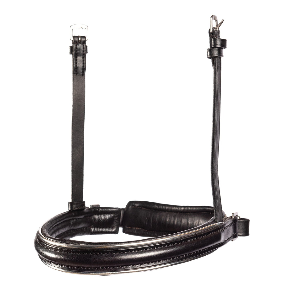 Bridon de dressage FFE Crystal V avec passepoil argenté