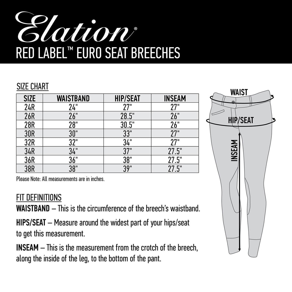 Culasse de siège Euro Elation Red Label
