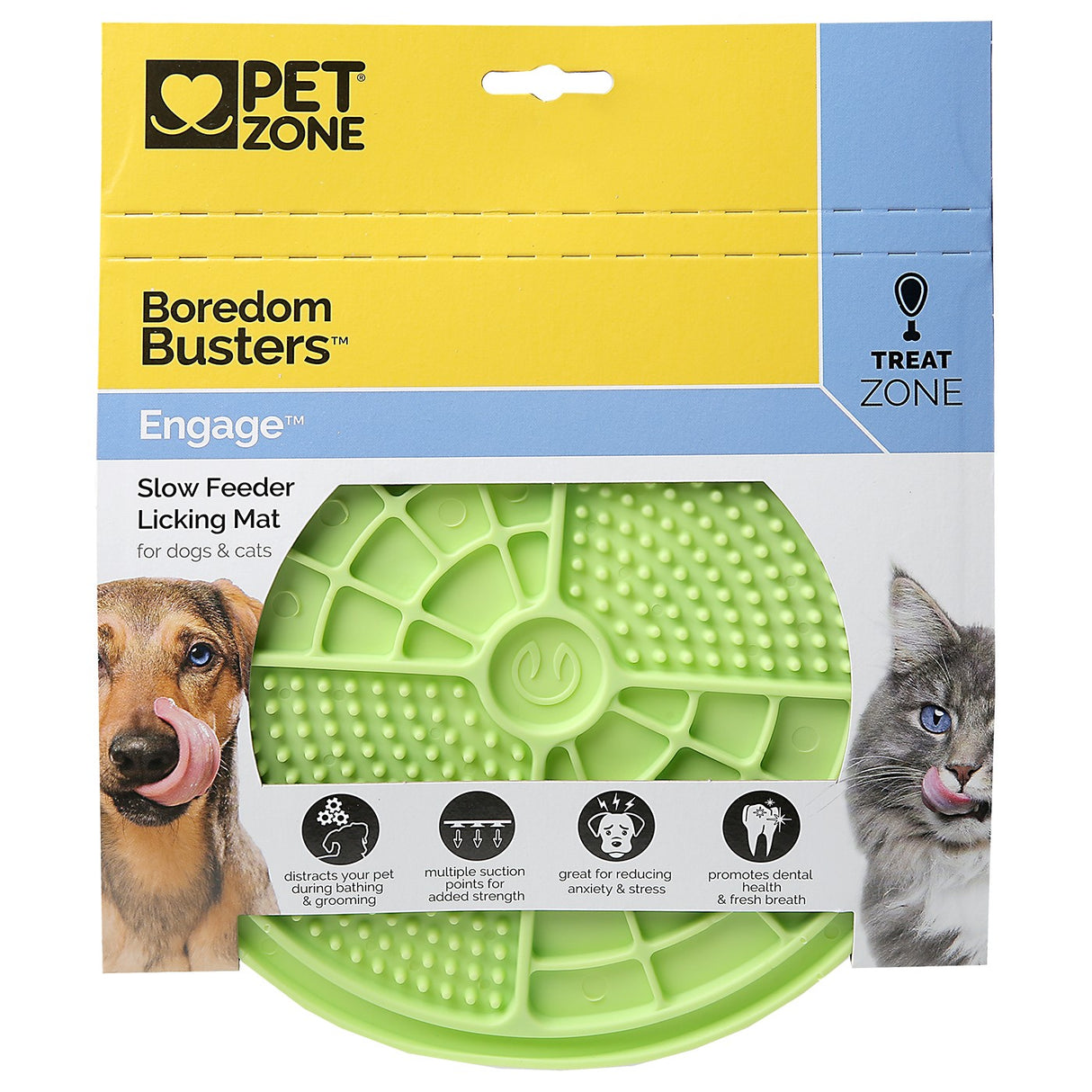 Boredom Busterz Green Engage Lick Mat