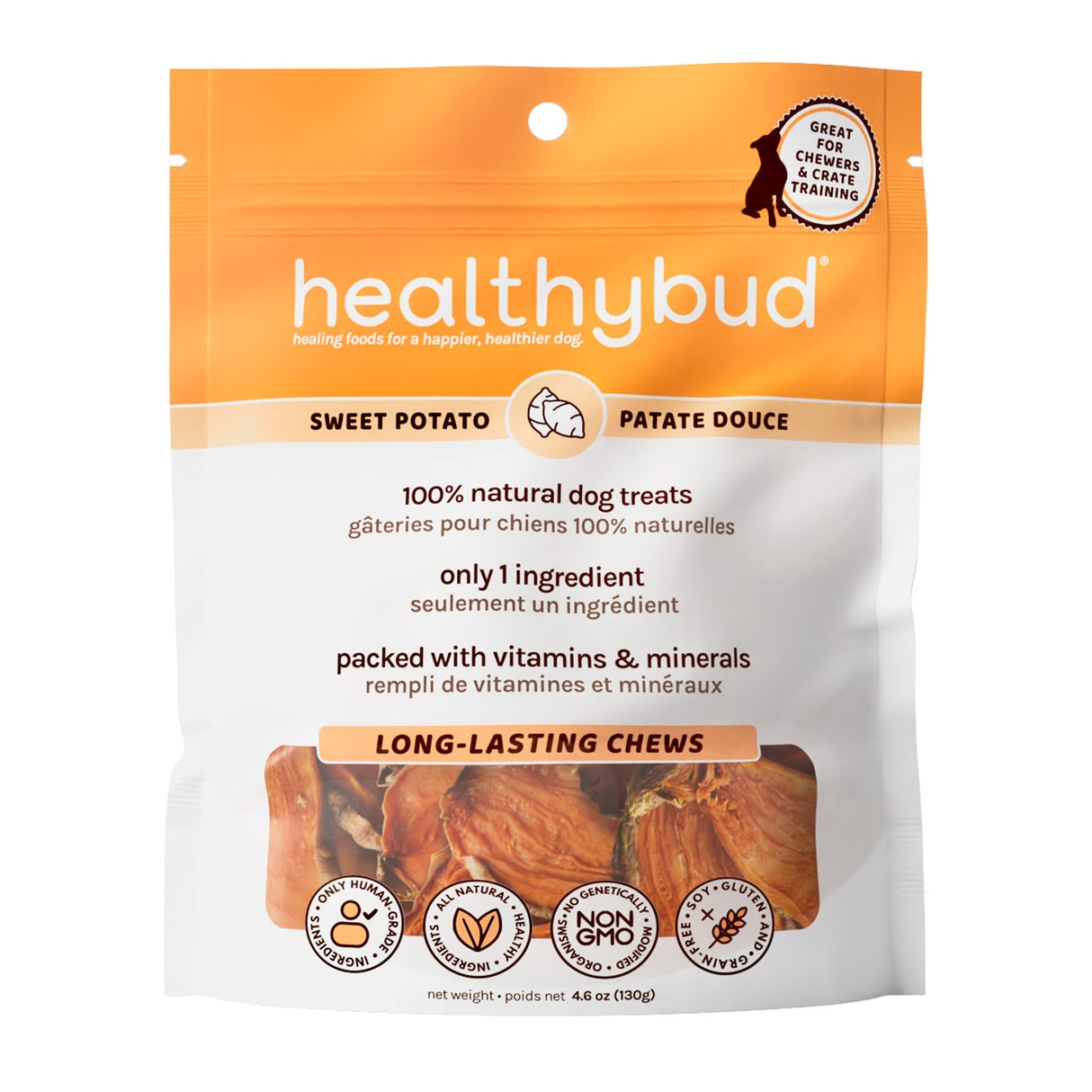 Healthybud Sweet Potato Dog Treat 4.6 Oz
