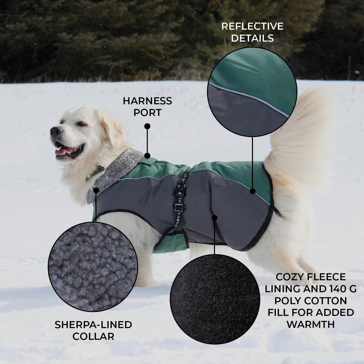 Shedrow K9 Chinook Dog Coat