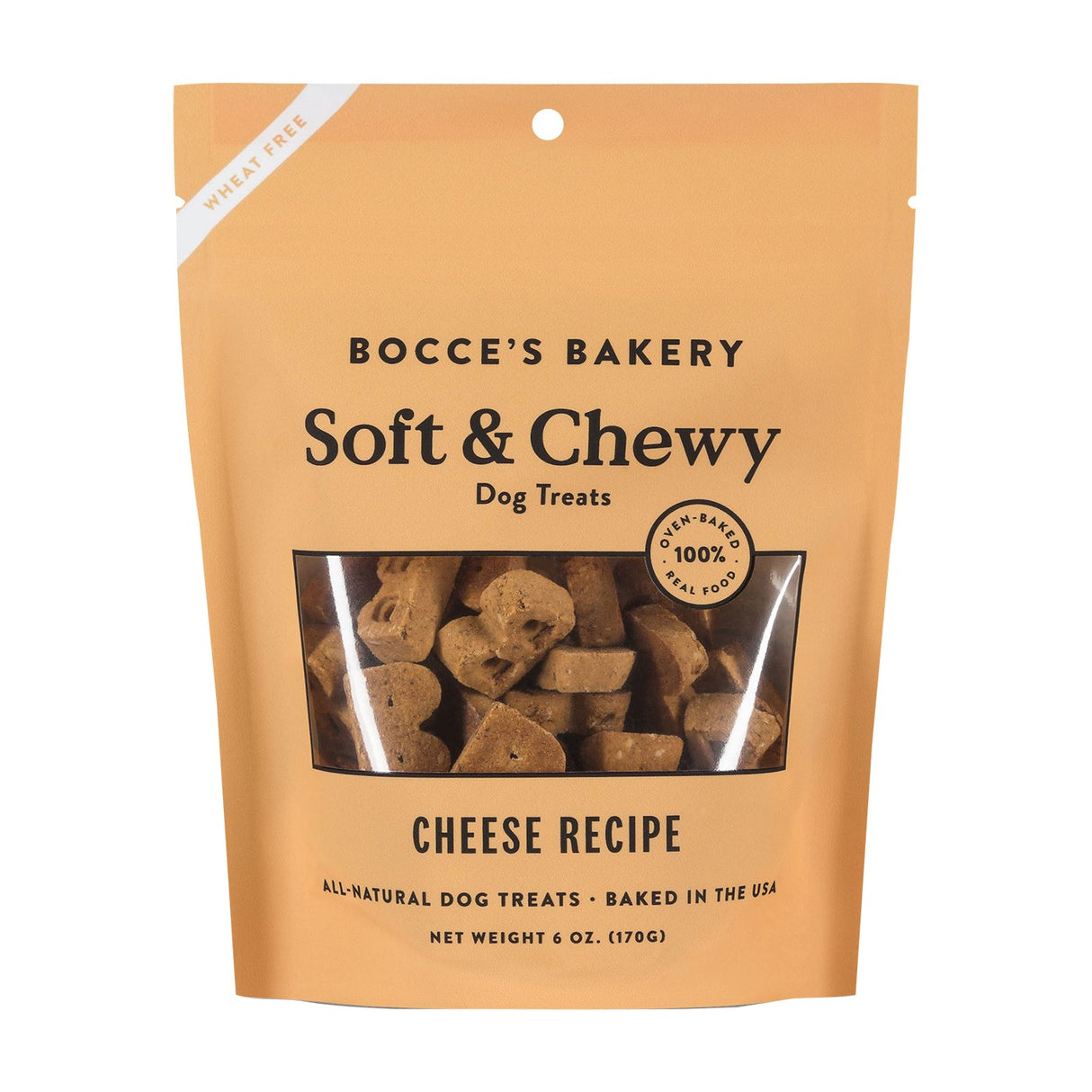 Bocce's Bakery Cheese Soft & Chewy Dog Treat 6 Oz