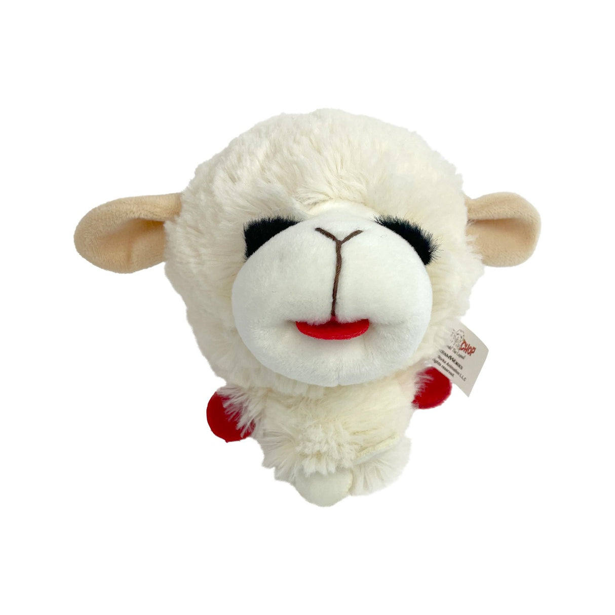 Lamb Chop Knobby Noggins Dog Toy 4 In.