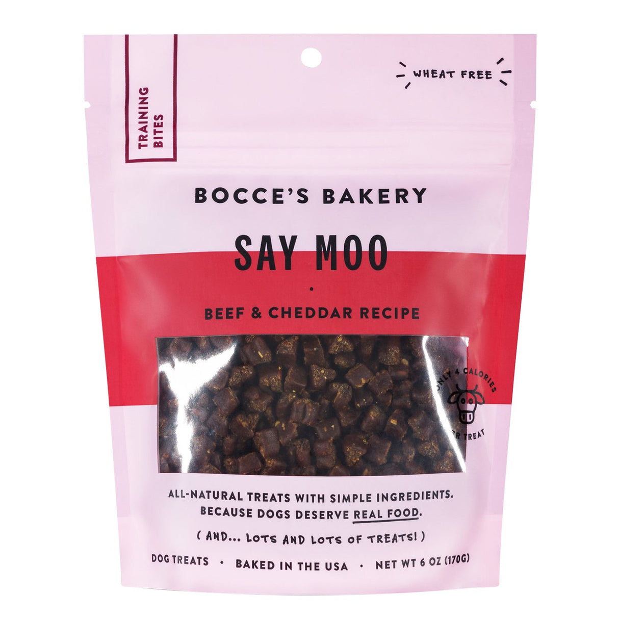 Bocce's Bakery Say Moo Soft & Chewy Training Treat 6 Oz
