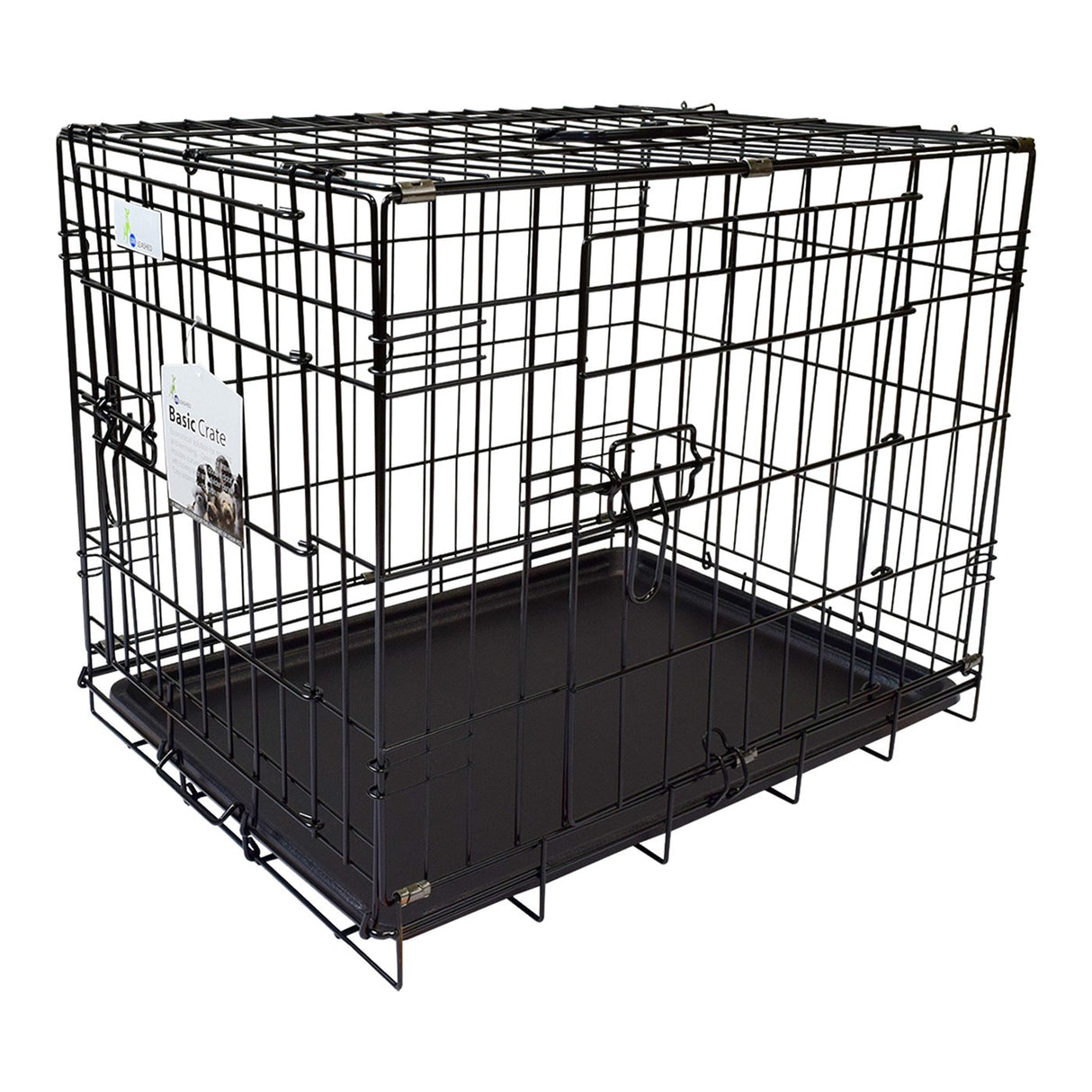 Caisse pour chien à double porte Unleashed Basic, 36 po.