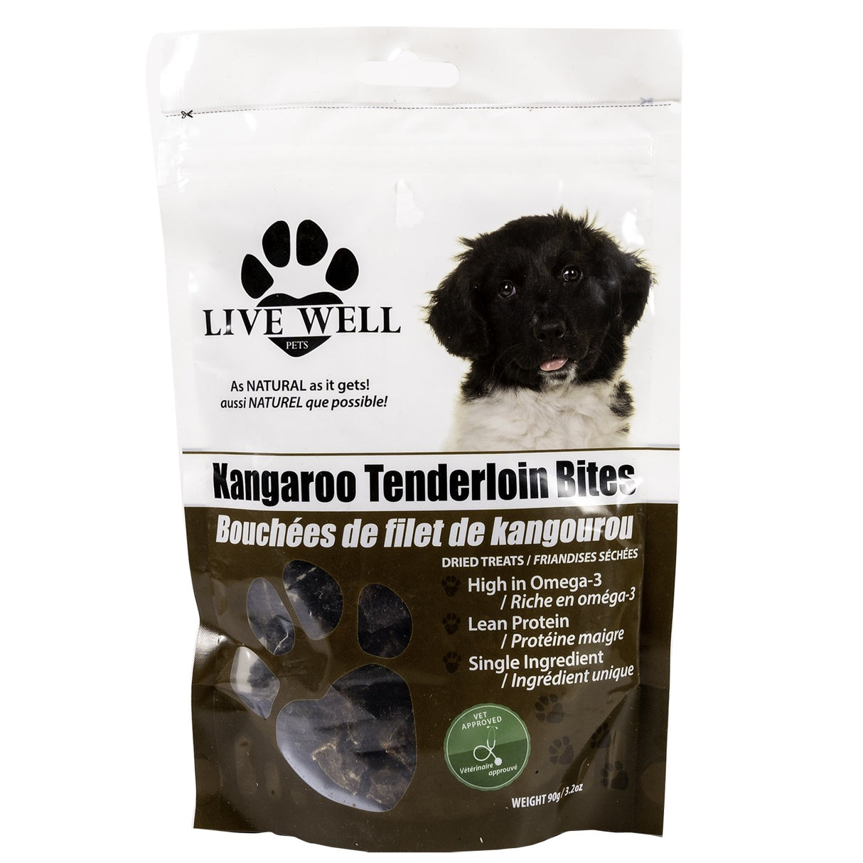 Live Well Pets Kangaroo Tenderloin Bites 90 g