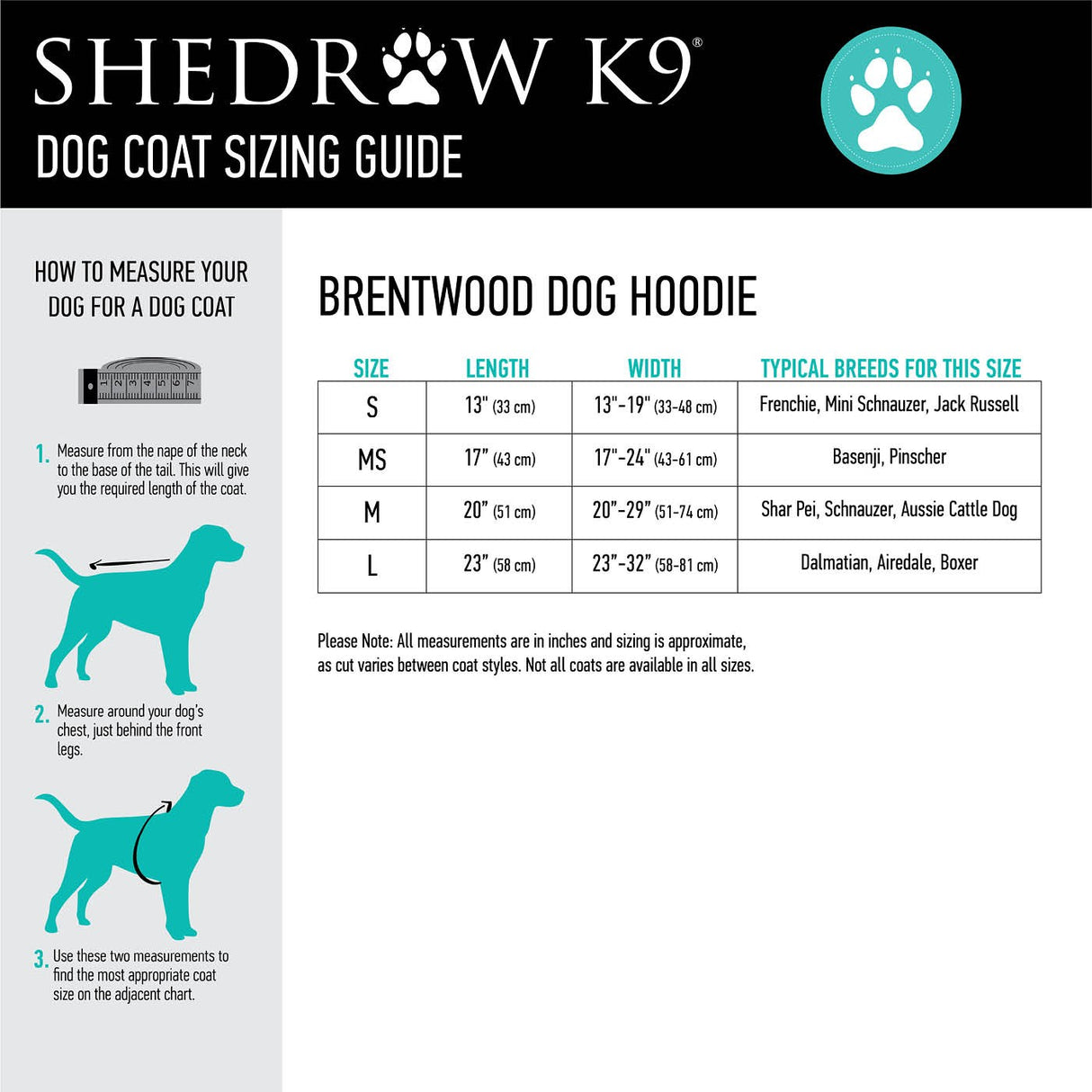 Shedrow K9 Canmore Dog Hoodie