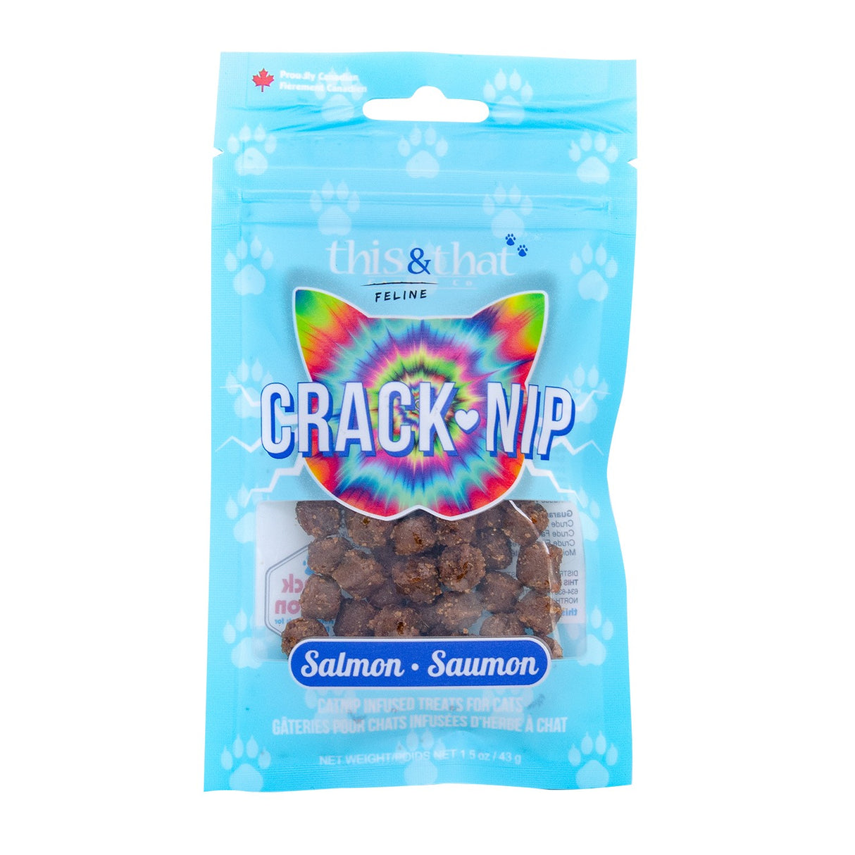 Gâterie pour chat This & That Crack Nip Saumon 43 g