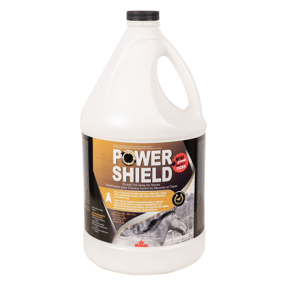 Spray anti-mouches Power Shield Golden Horseshoe 4L
