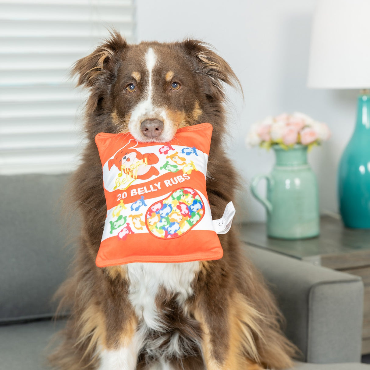Lulubelles Power Plush Puppy Belly Dog Toy