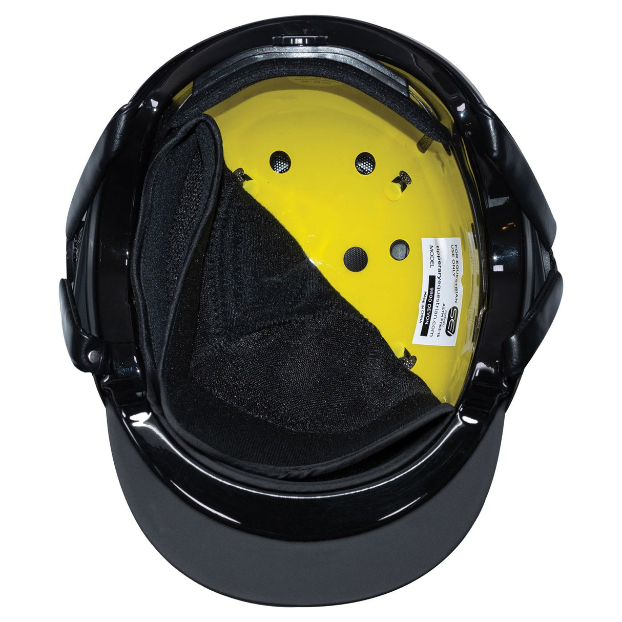 Tipperary Devon Traditional Brim MIPS Helmet - Sparkle Black