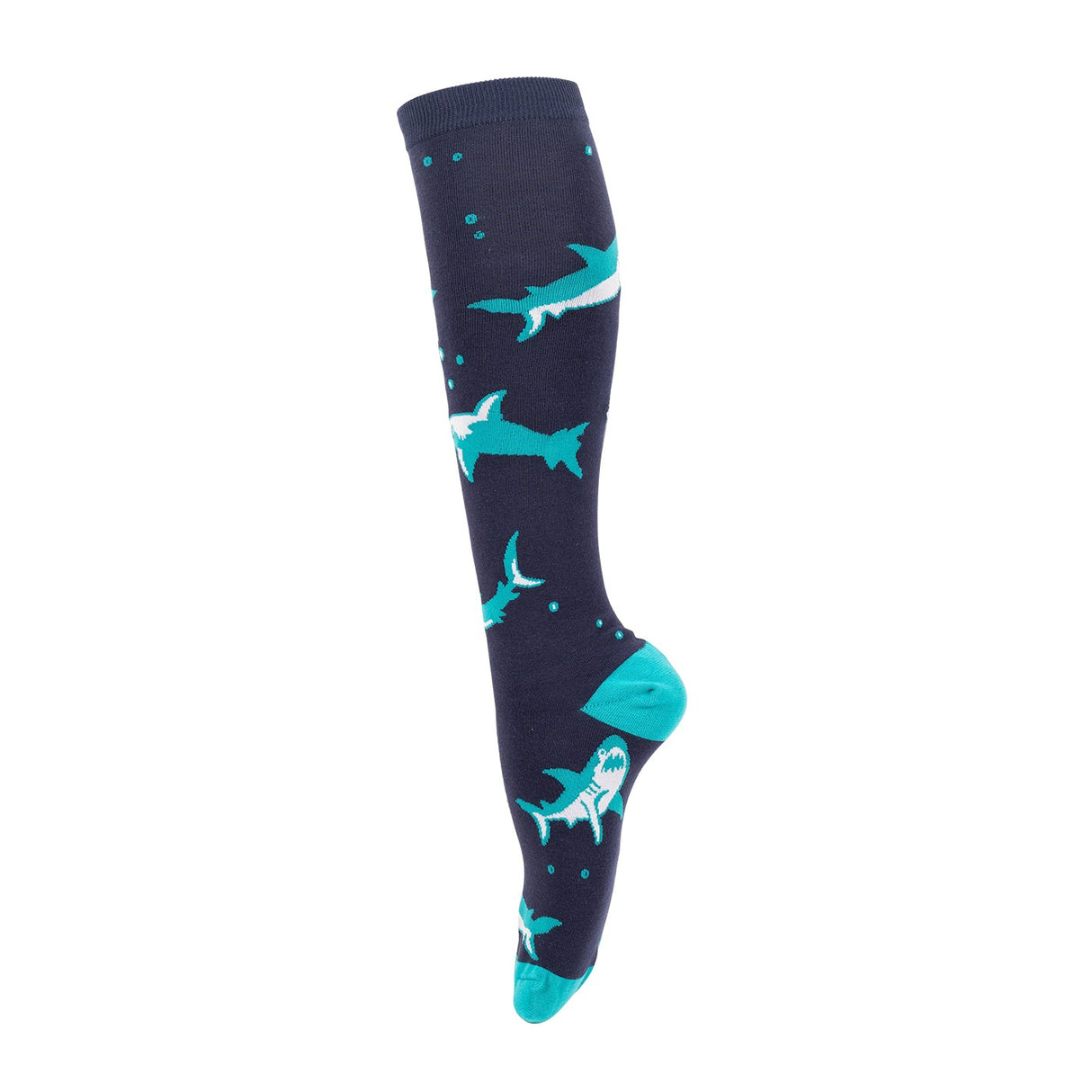 Chaussettes montantes extensibles Sock It To Me Shark Attack