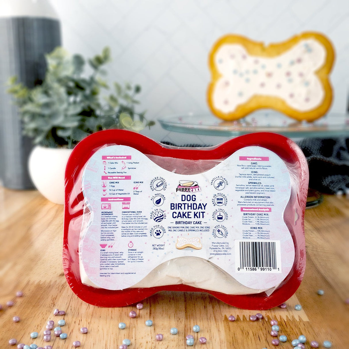 Puppy Cake Birthday Cake Dog Birthday Cake Kit