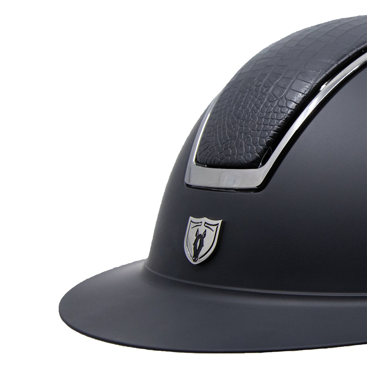 Tipperary Windsor Wide Brim MIPS Helmet - Croco & Smoked Chrome Trim