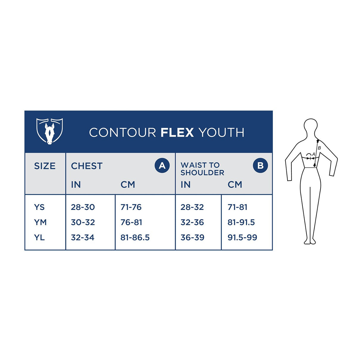 Protection dorsale Contour Flex de Tipperary - Jeunes