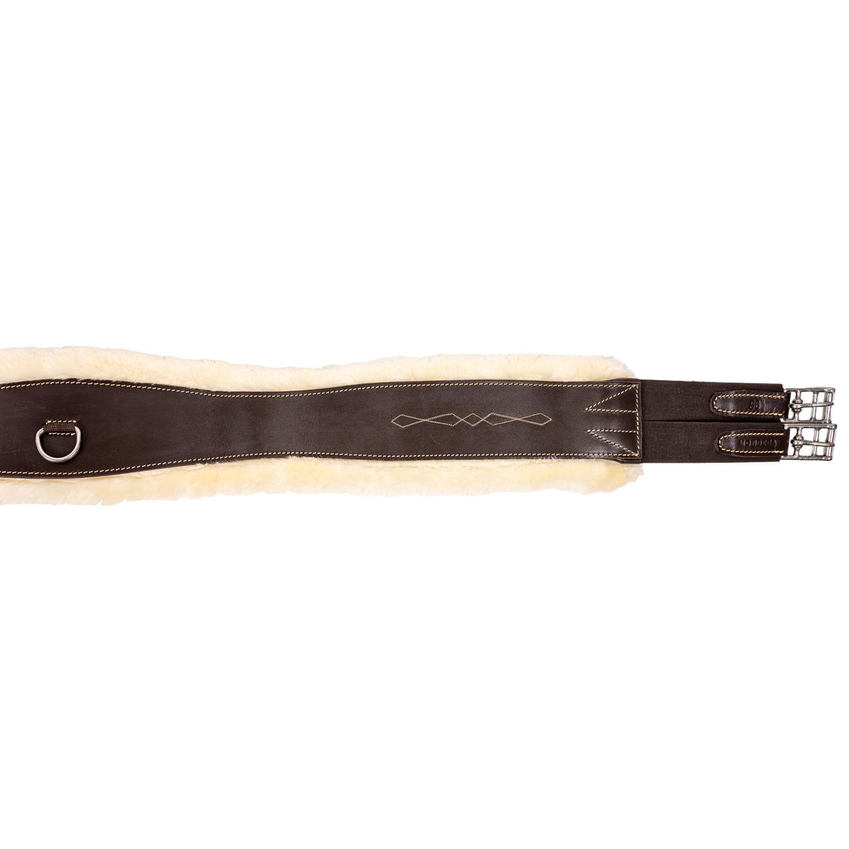 Sangle Mondega Fancy Stitched avec doublure amovible en peau de mouton
