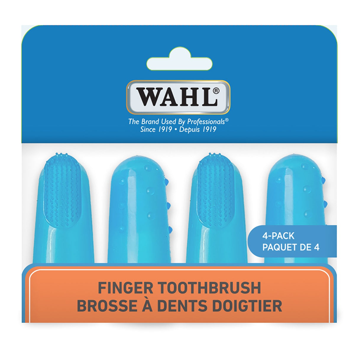 Wahl Lot de 4 brosses à dents à doigts