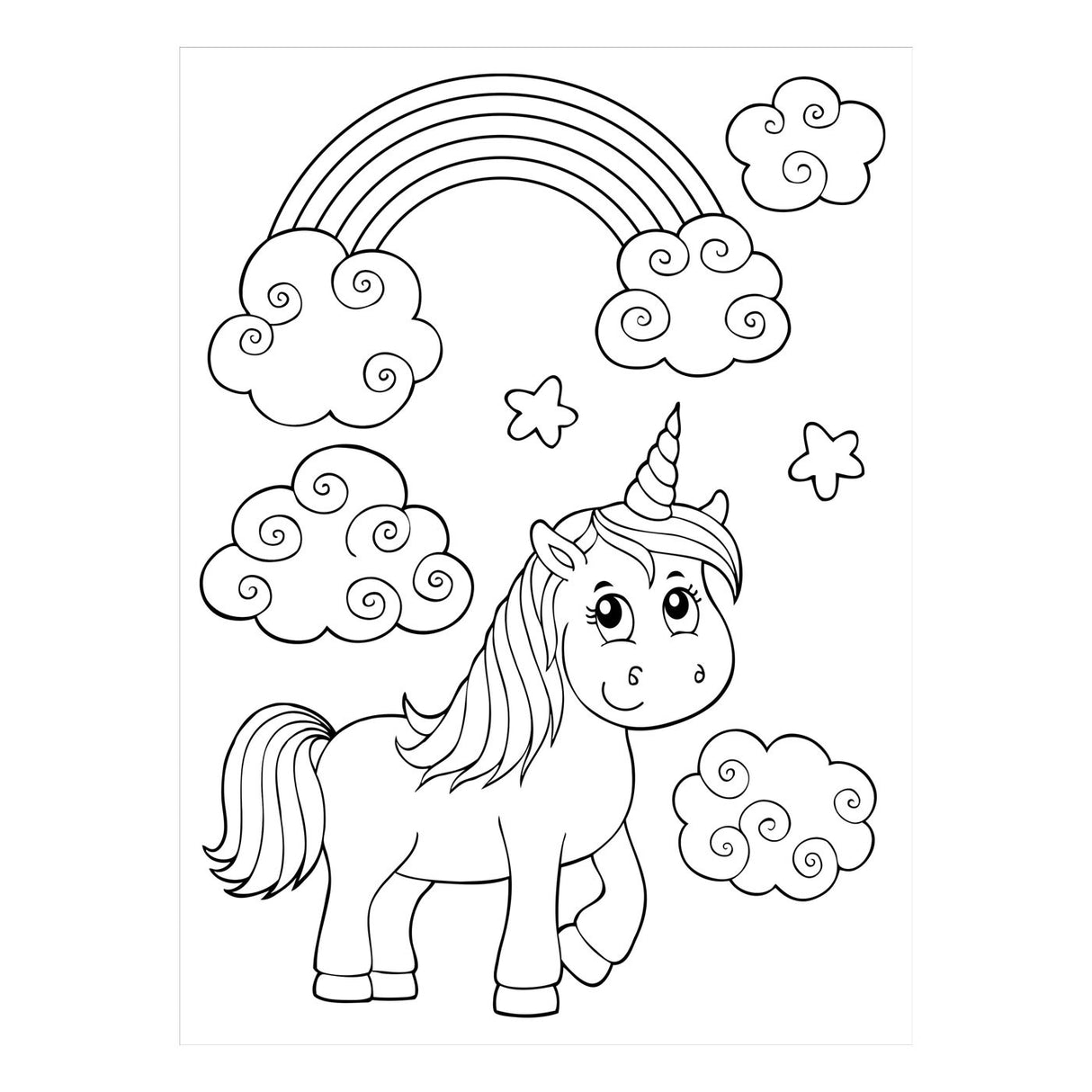 Unicorns Colouring Book