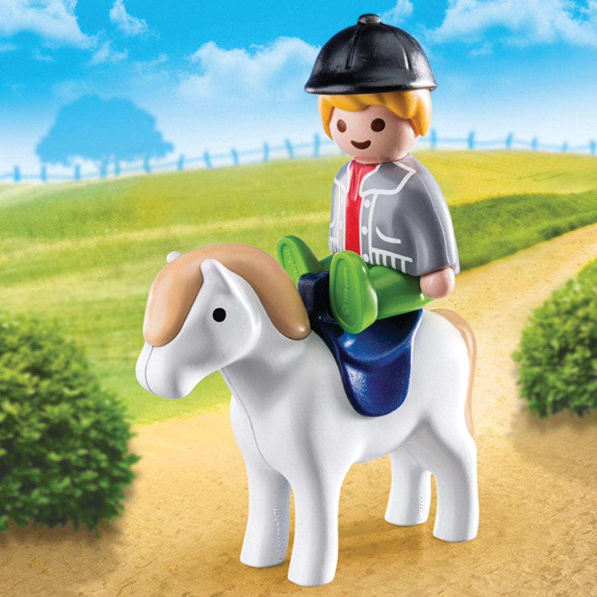 Playmobil 1.2.3 Boy W- Pony