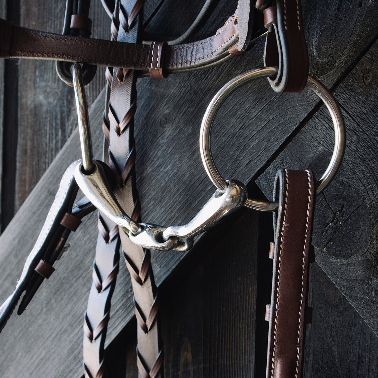 EvoEq Loose Ring Snaffle Bit W- Lozenge