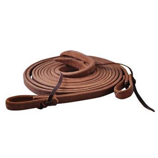 Copper Canyon Harness Leather Training Reins W- Ties