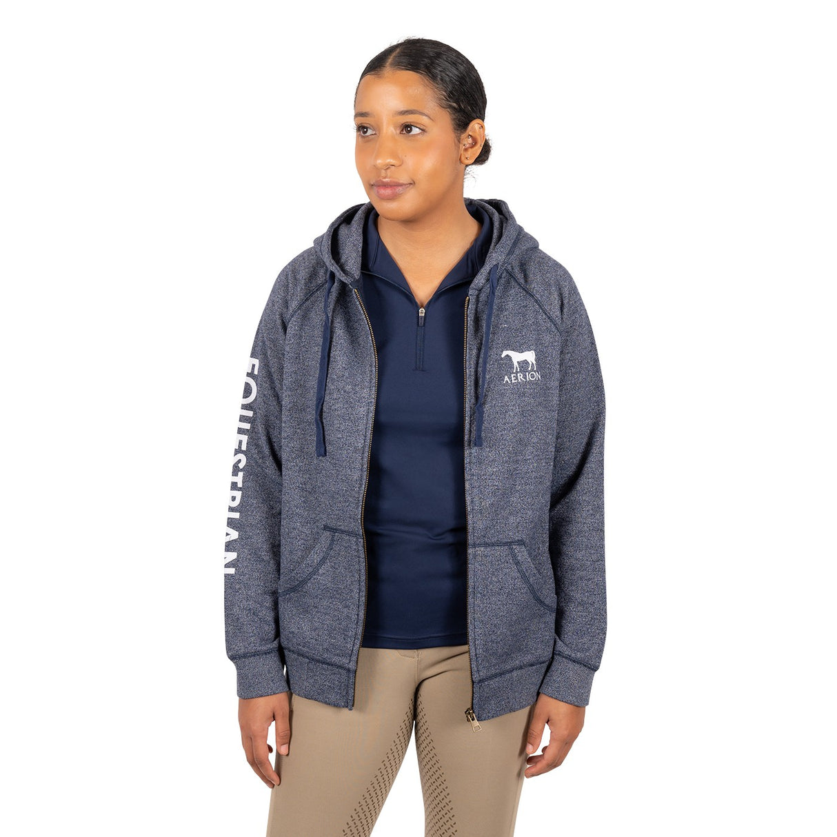 Sweat à capuche zippé Aerion Equestrian