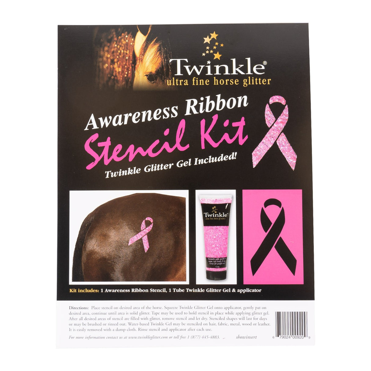 Kit de pochoirs de sensibilisation aux paillettes scintillantes