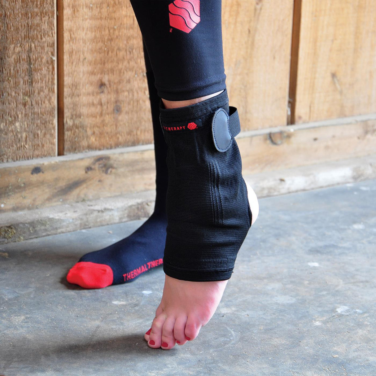 Attelle de cheville de thérapie thermique avec Velcro