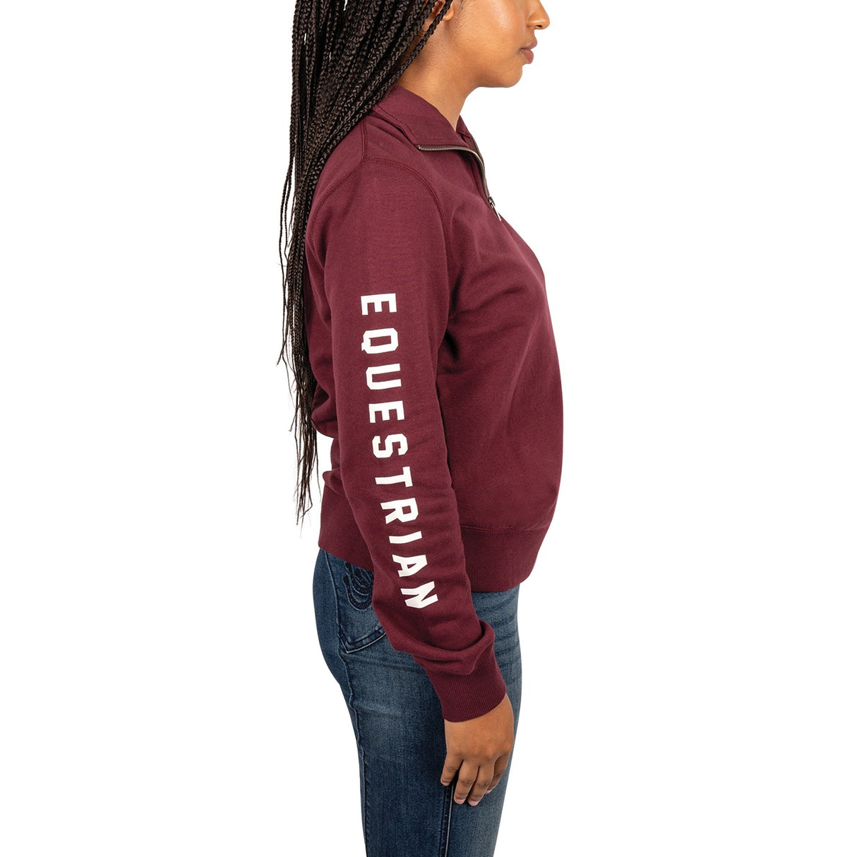 Sweat-shirt zippé Roots Equestrian Original Stein