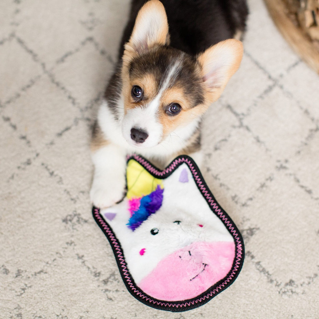 ZippyPaws Z-Stitch saupoudre la licorne