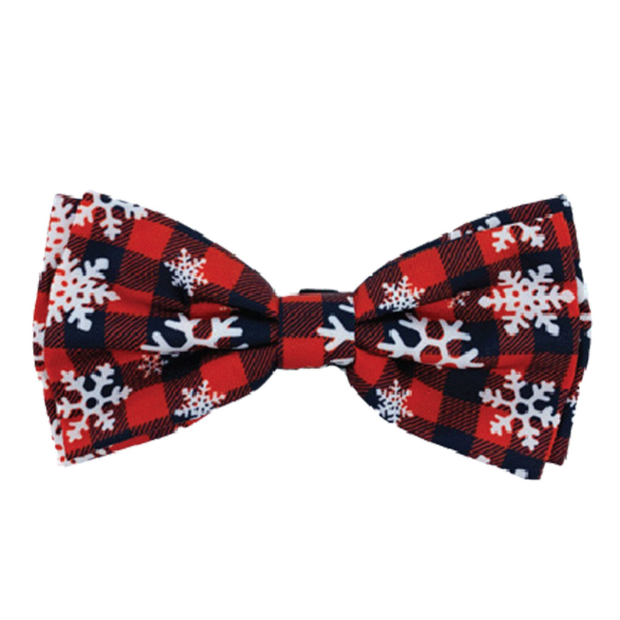 Lulubelles by Huxley & Kent Buffalo Check & Snow Bow Tie
