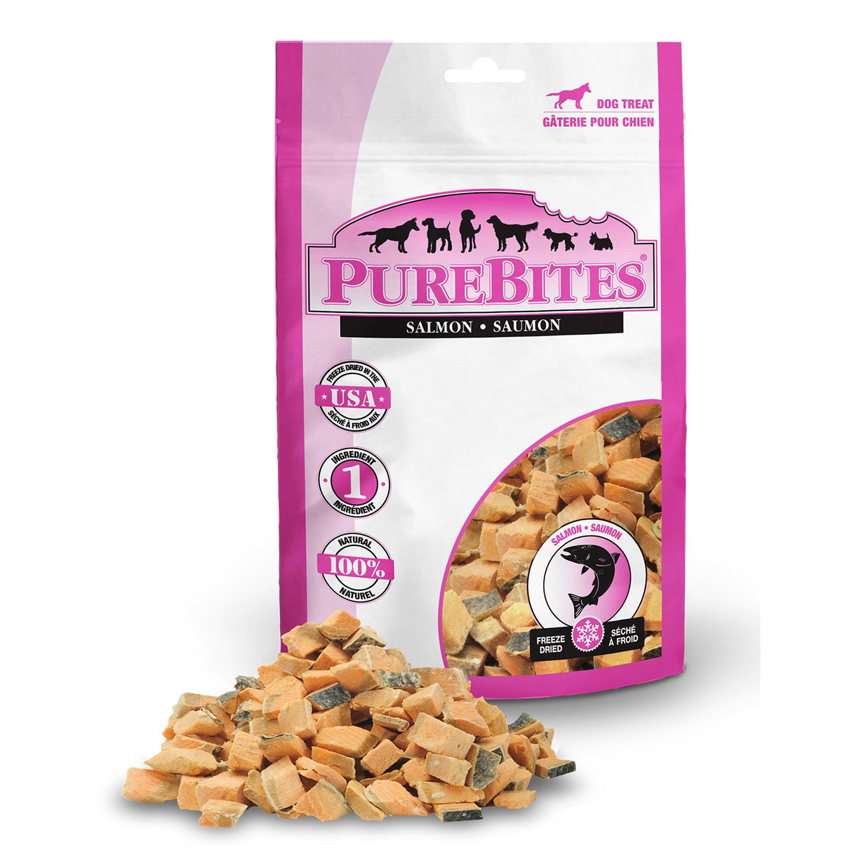PureBites Saumon lyophilisé 70 g
