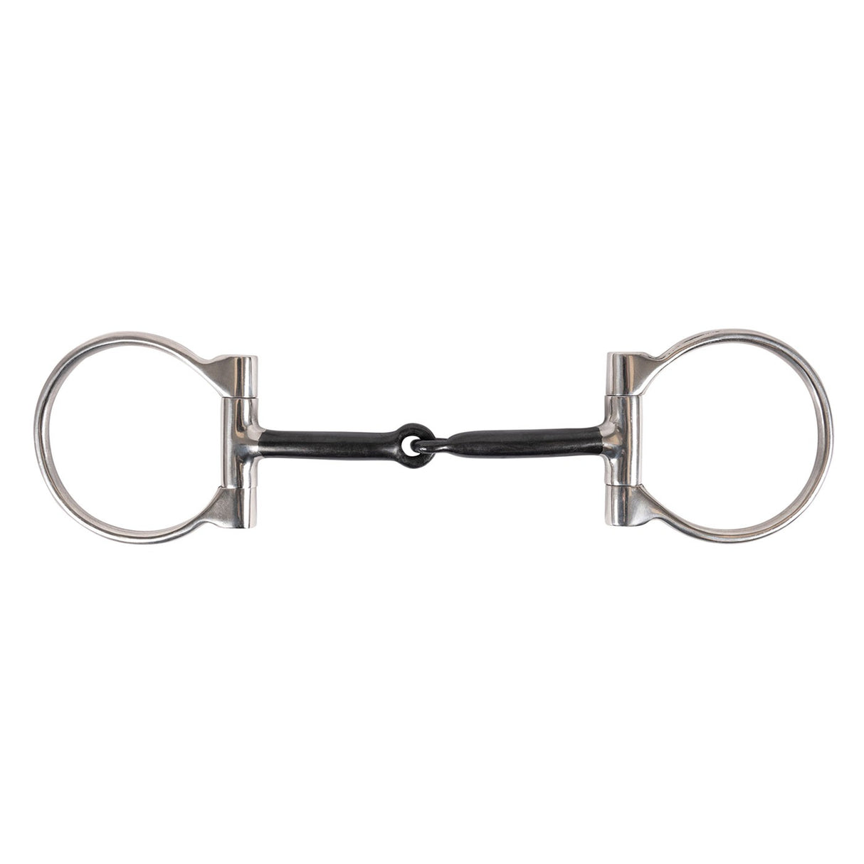 Metalab Fixed Ring Sweet Iron Snaffle W- Copper Inlay