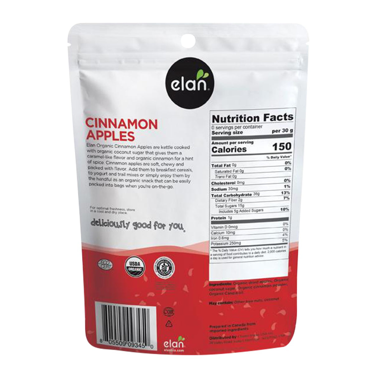 Elan Pommes Cannelle Bio 90 g