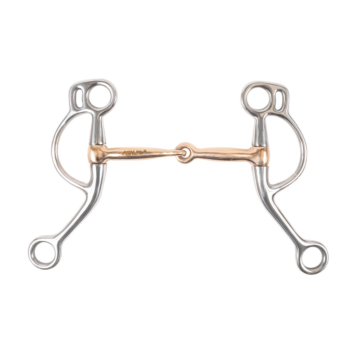 Metalab Copper Dee Ring Training Bit - 6 3-4 In. Cheeks