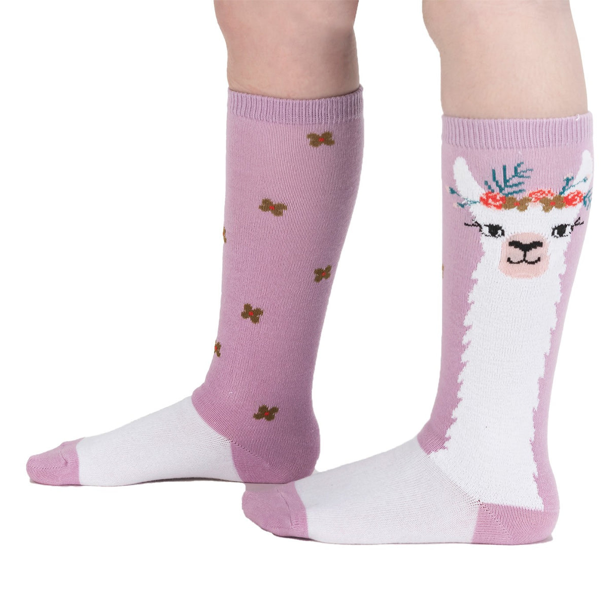 Sock It To Me Llama Queen Knee High Socks - Kids'