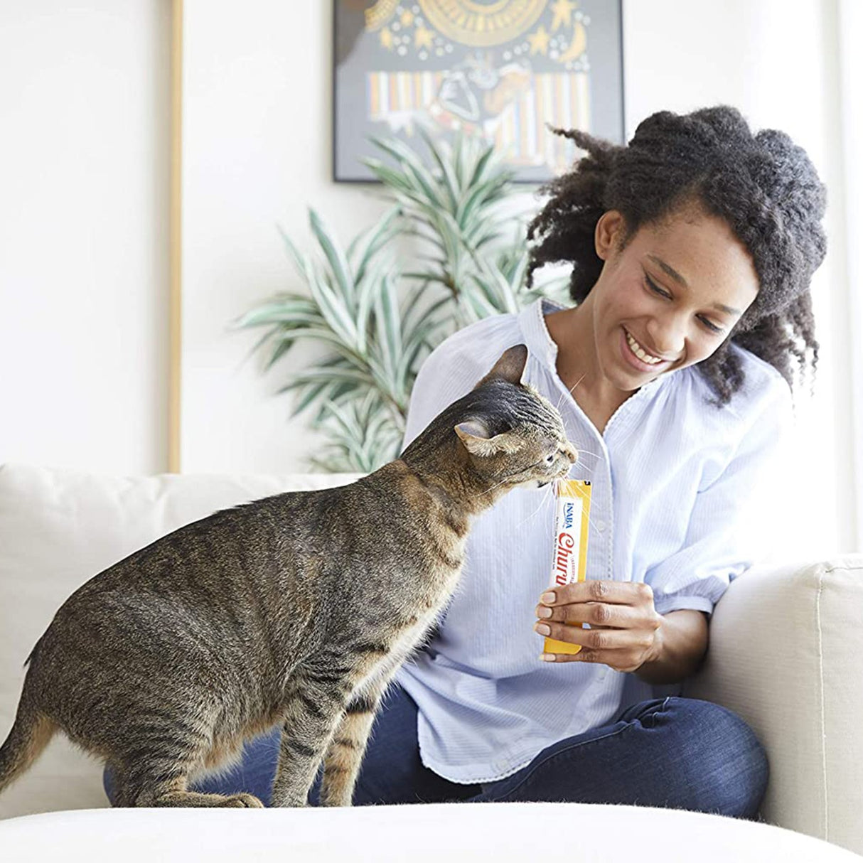 Inaba Churu Purée de Poulet Friandise pour Chat 56 g