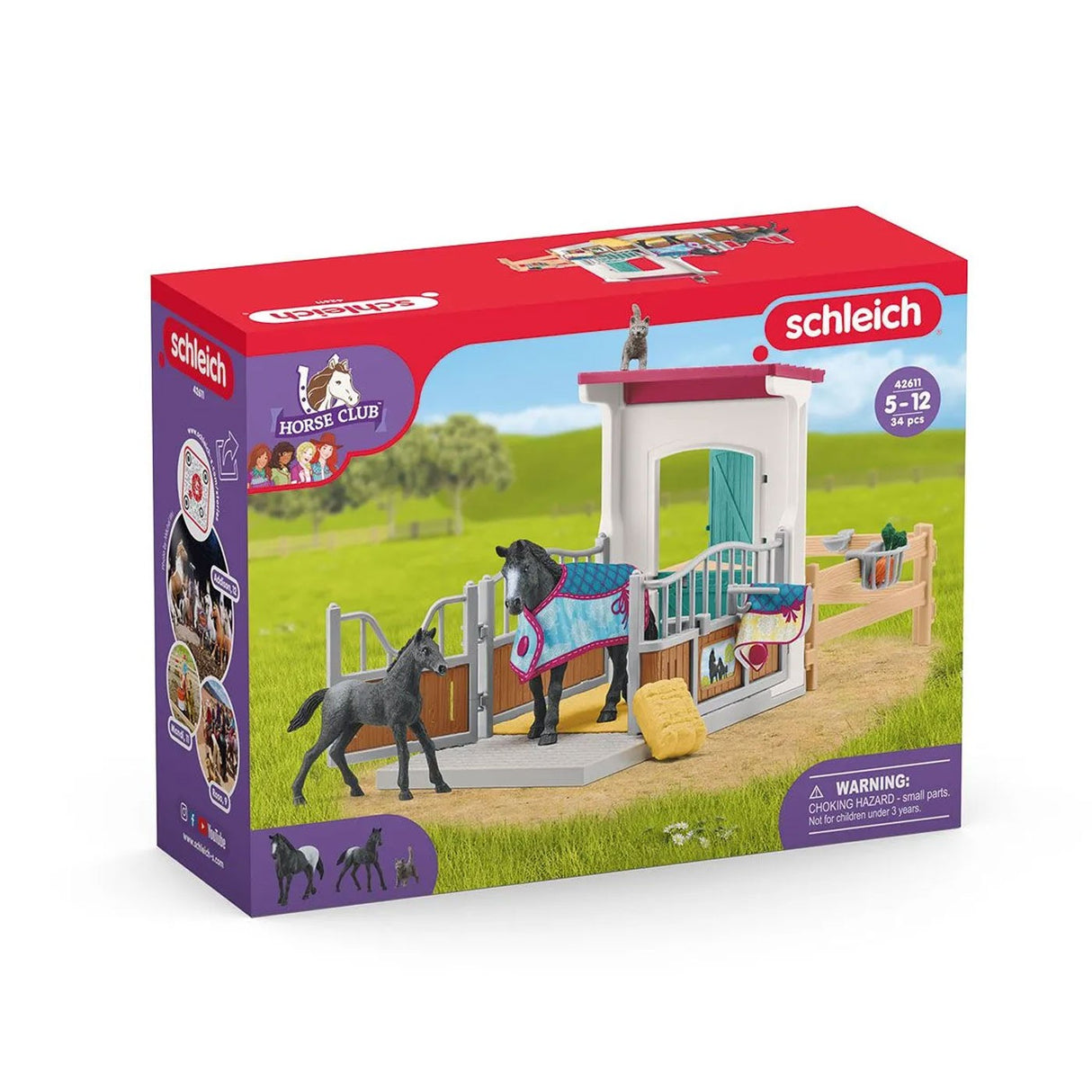 Schleich Horse Club Horse Box W- Mare & Foal