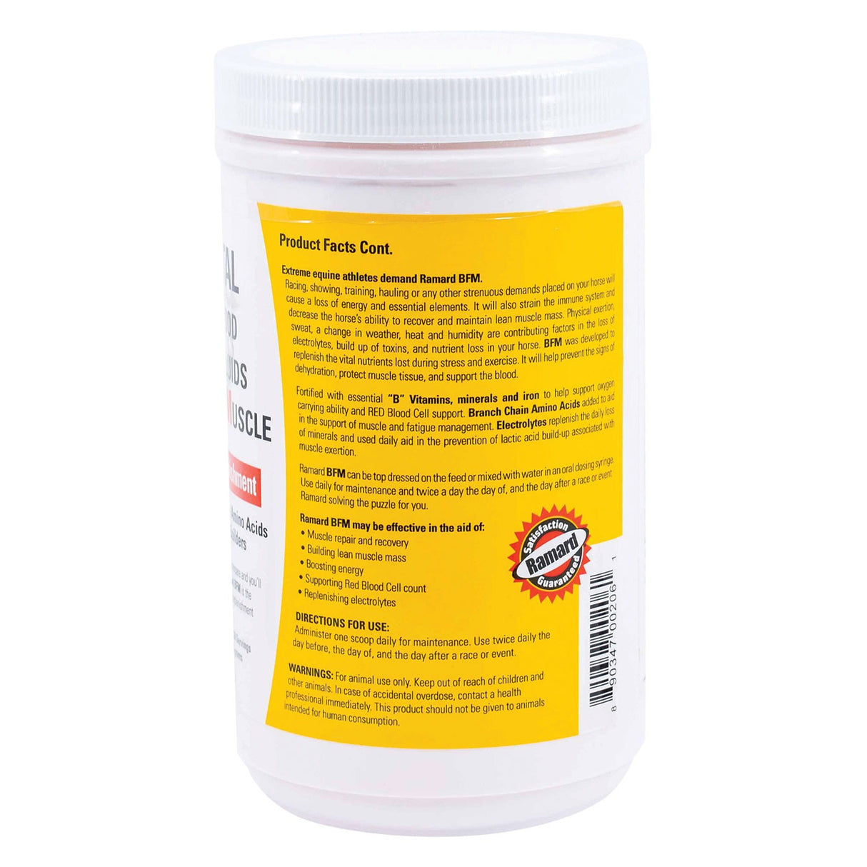 Ramard Total Blood Fluids Muscle Horse Supplement 2lb