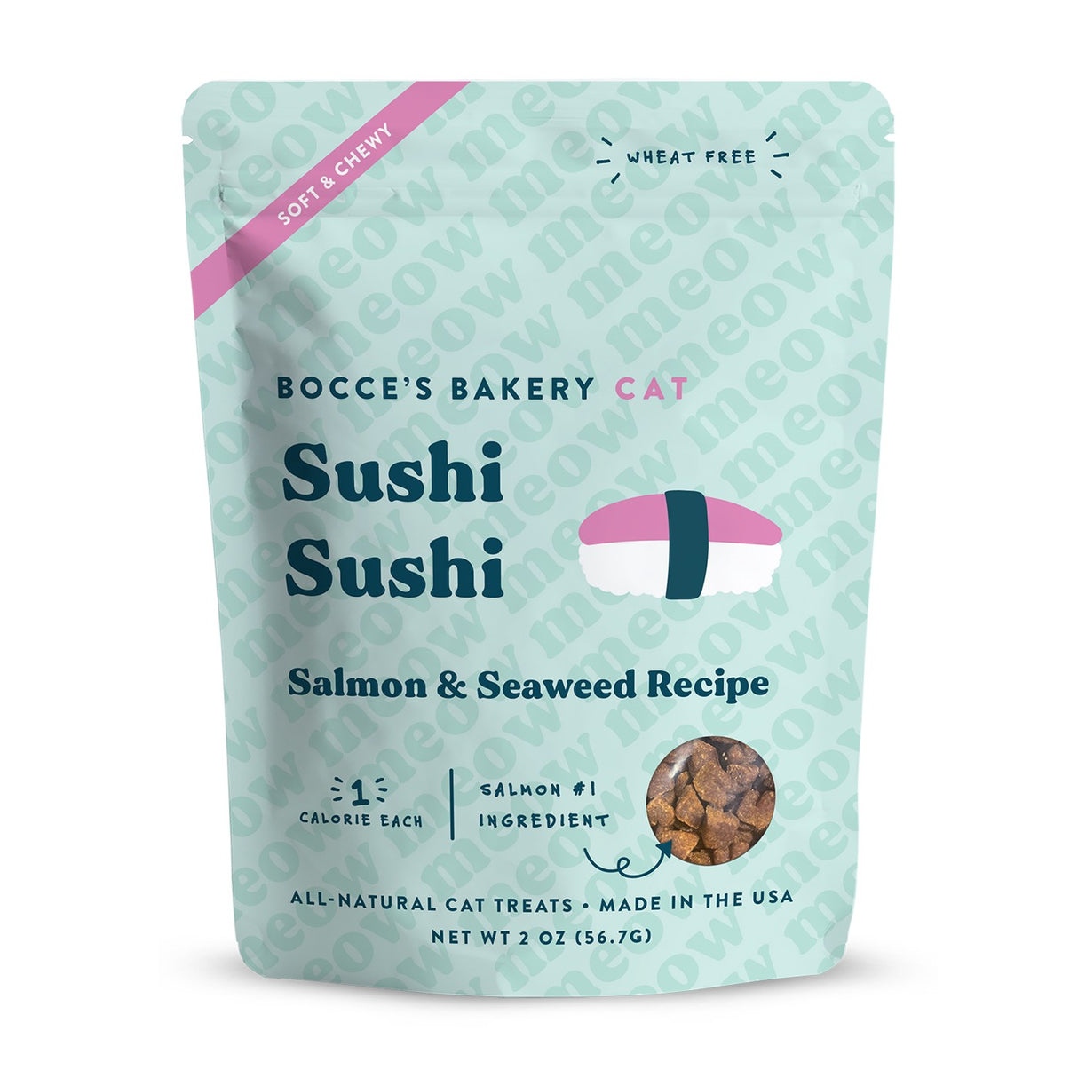 Bocce's Bakery Sushi Sushi Gâterie pour chat 2 oz