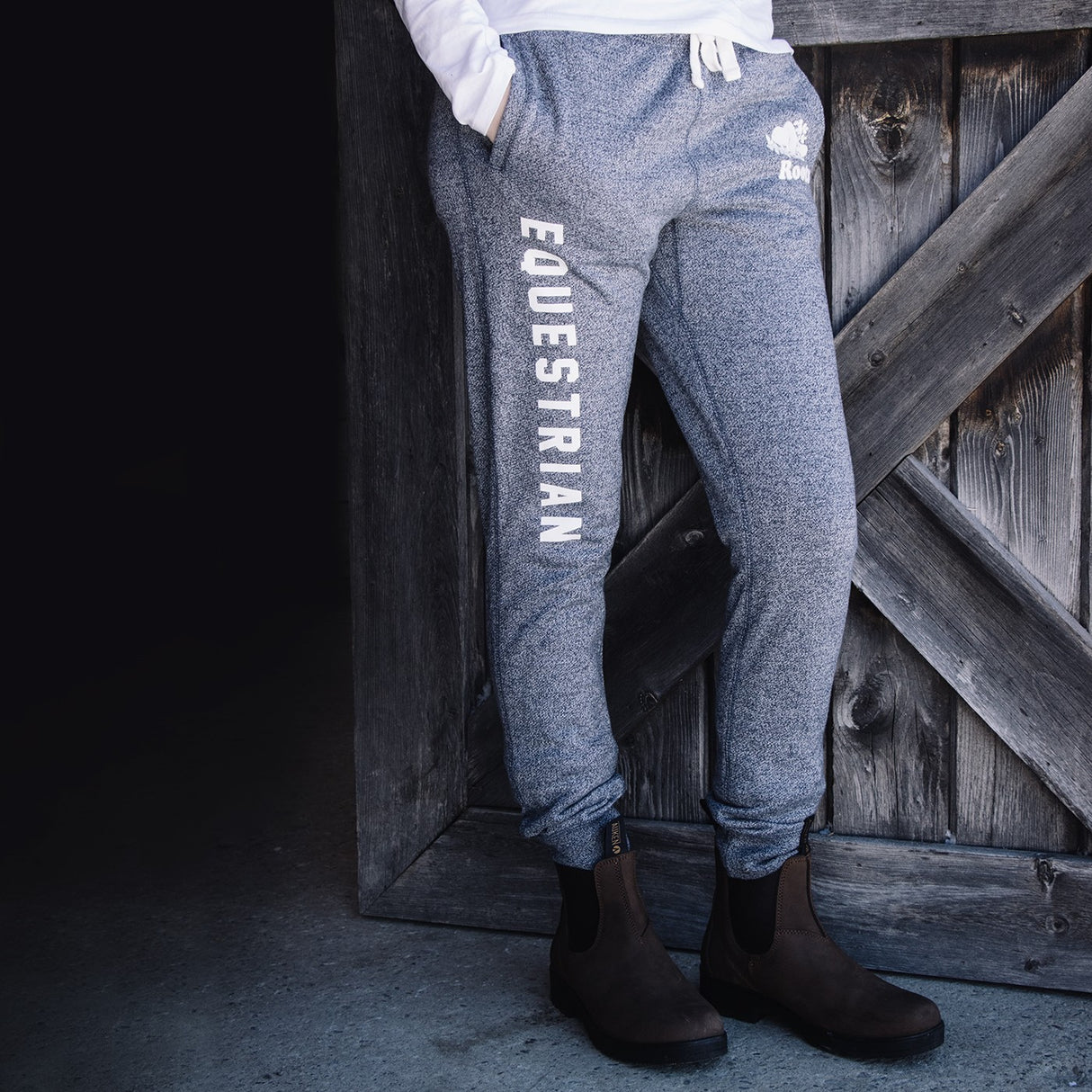 Pantalon de survêtement Roots Equestrian à revers étroit