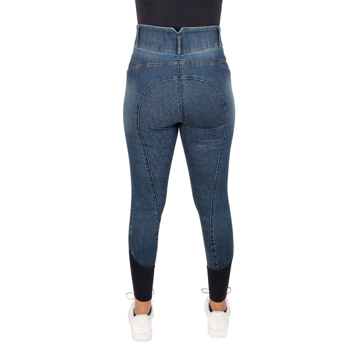 Pantalon d'équitation à fond intégral Elation Red Label Dinah Denim