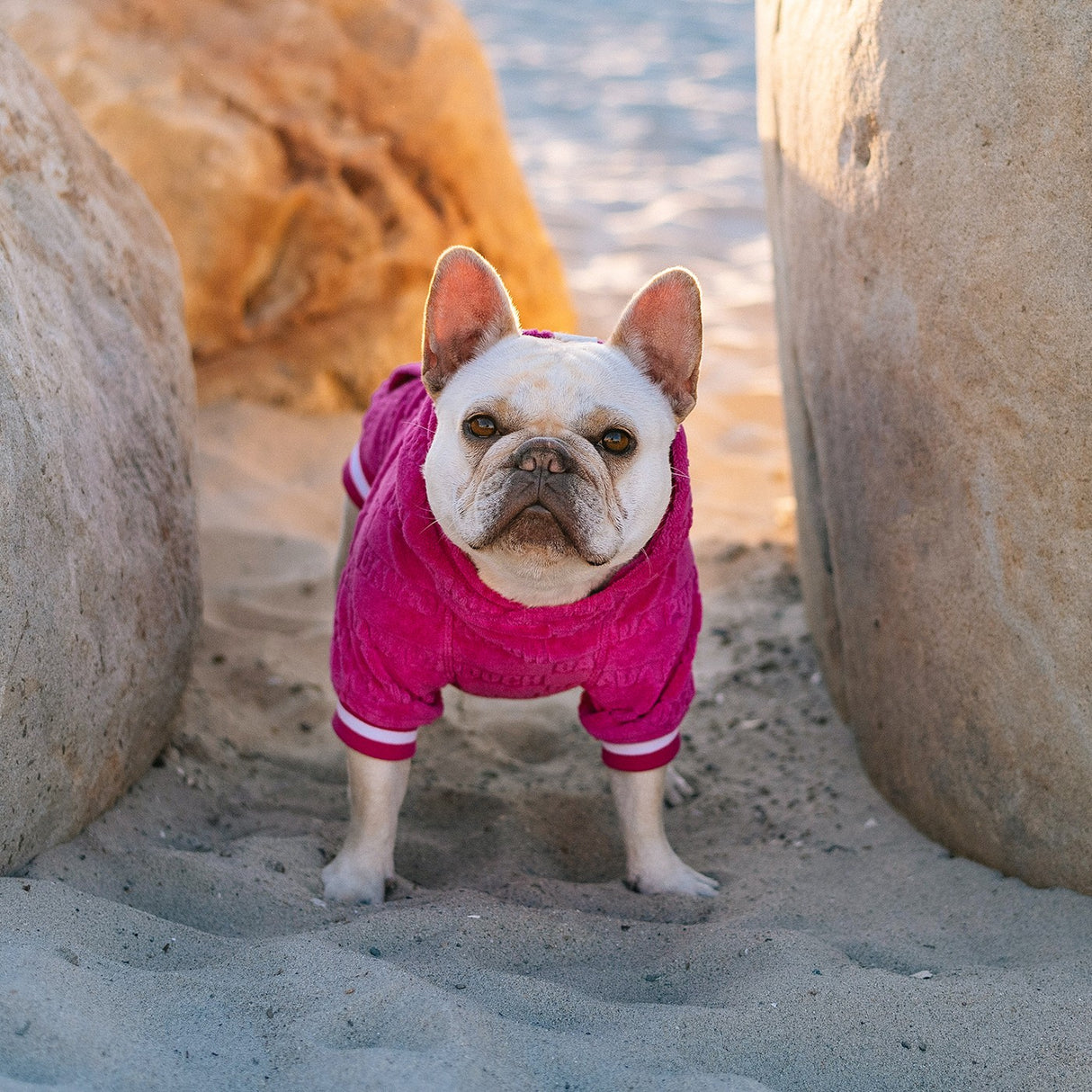 Canada Pooch Beach Bum Serviette à capuche