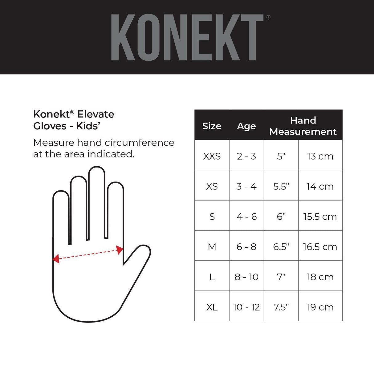 Konekt Elevate Gloves - Kids'