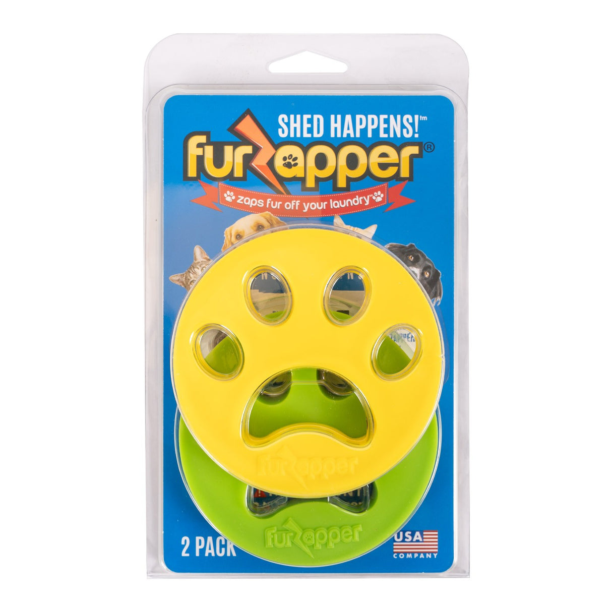 Épilateur pour poils d'animaux FurZapper, paquet de 2