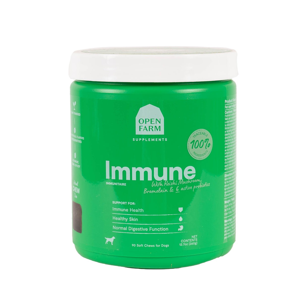 Open Farm Immune Chews Supplément pour chien 90 unités