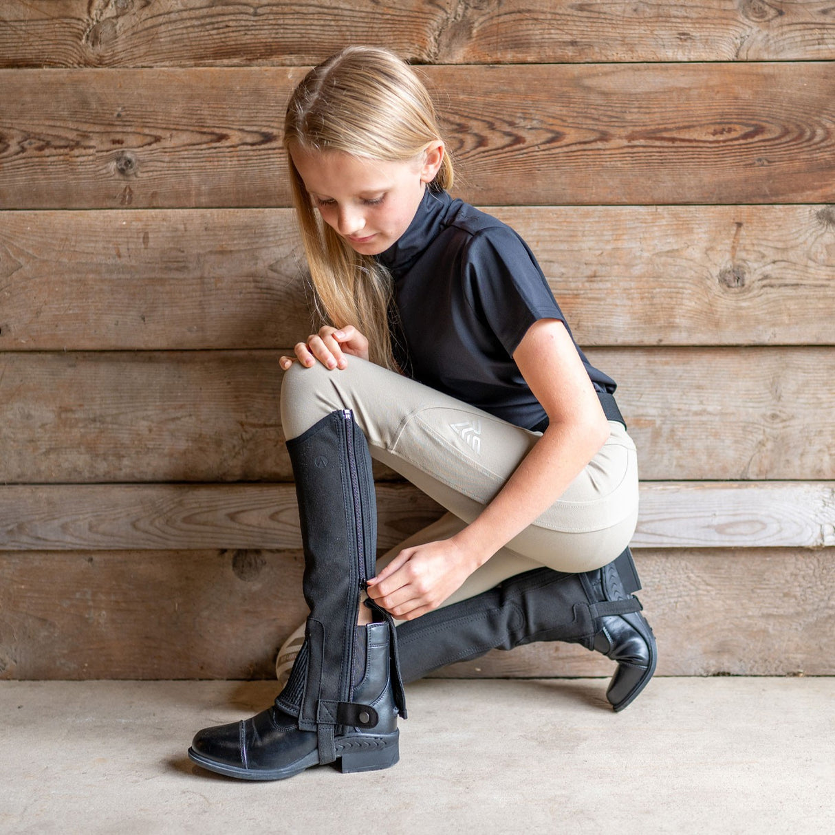 Auken FitMe Triumph Synthetic Half Chaps - Kids'